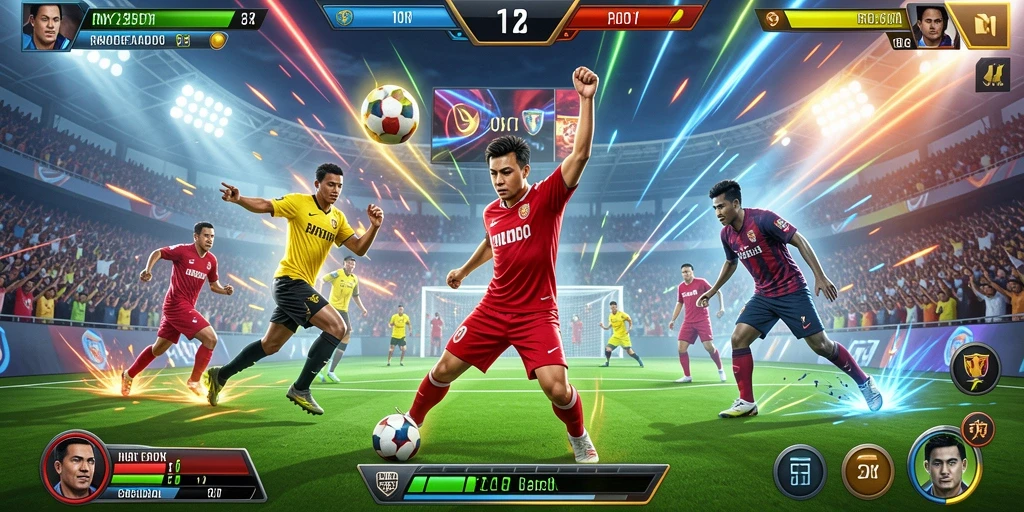 Screenshot memperlihatkan mode multiplayer dengan teman-teman.
