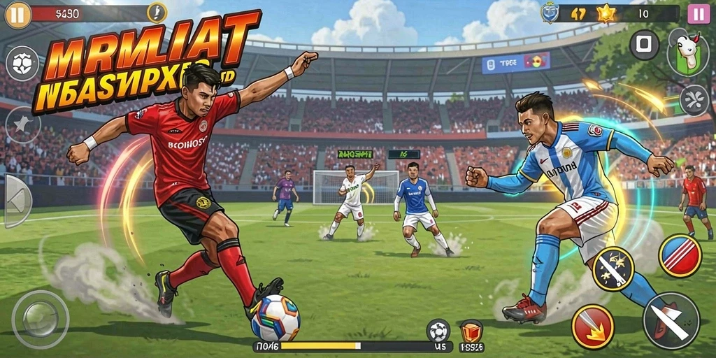 Fitur multiplayer yang memungkinkan bermain bersama teman.