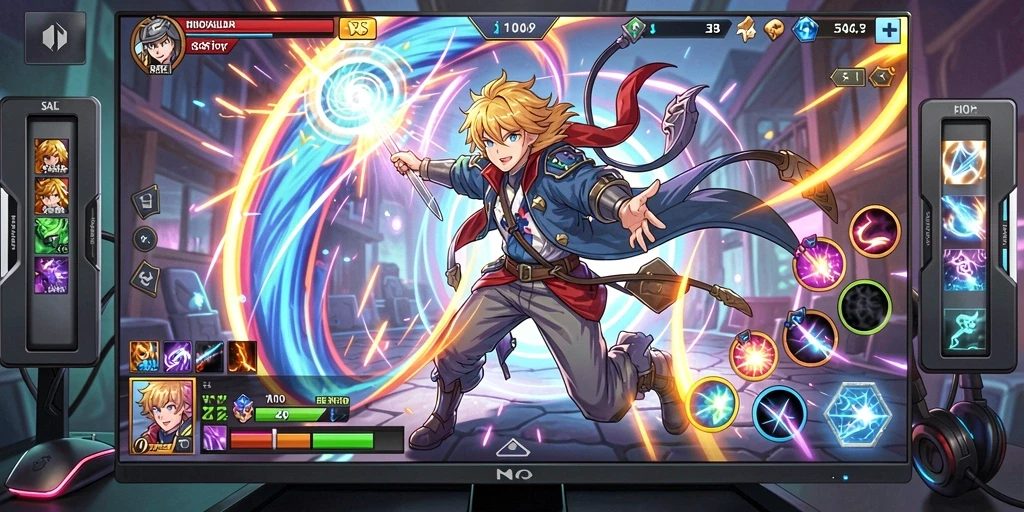 Fitur multiplayer yang memungkinkan bermain dengan teman.