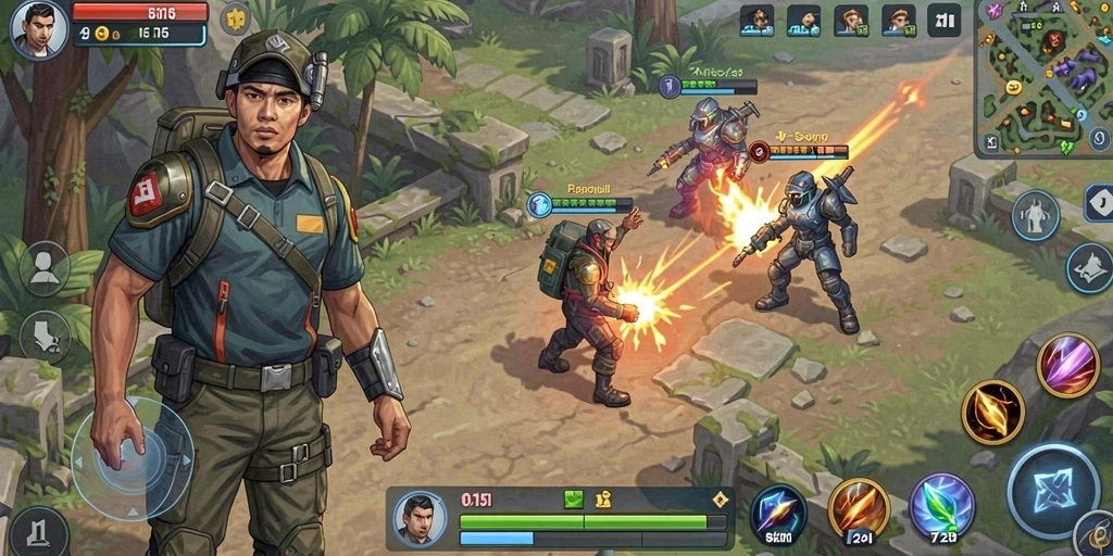 Tangkapan layar momen seru dalam gameplay.