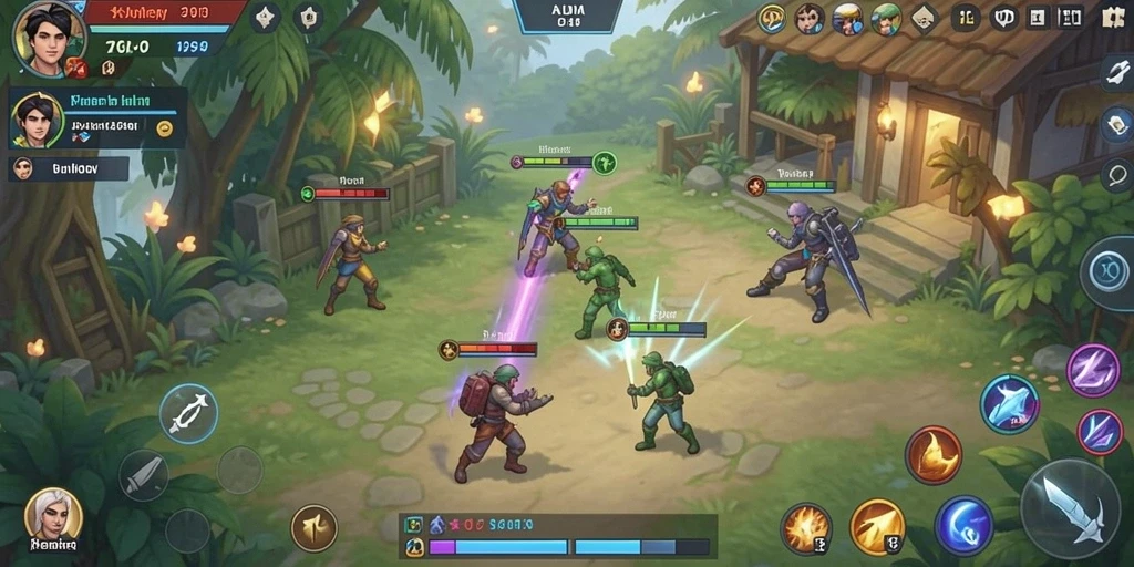 Mode multiplayer yang memungkinkan bermain dengan teman.